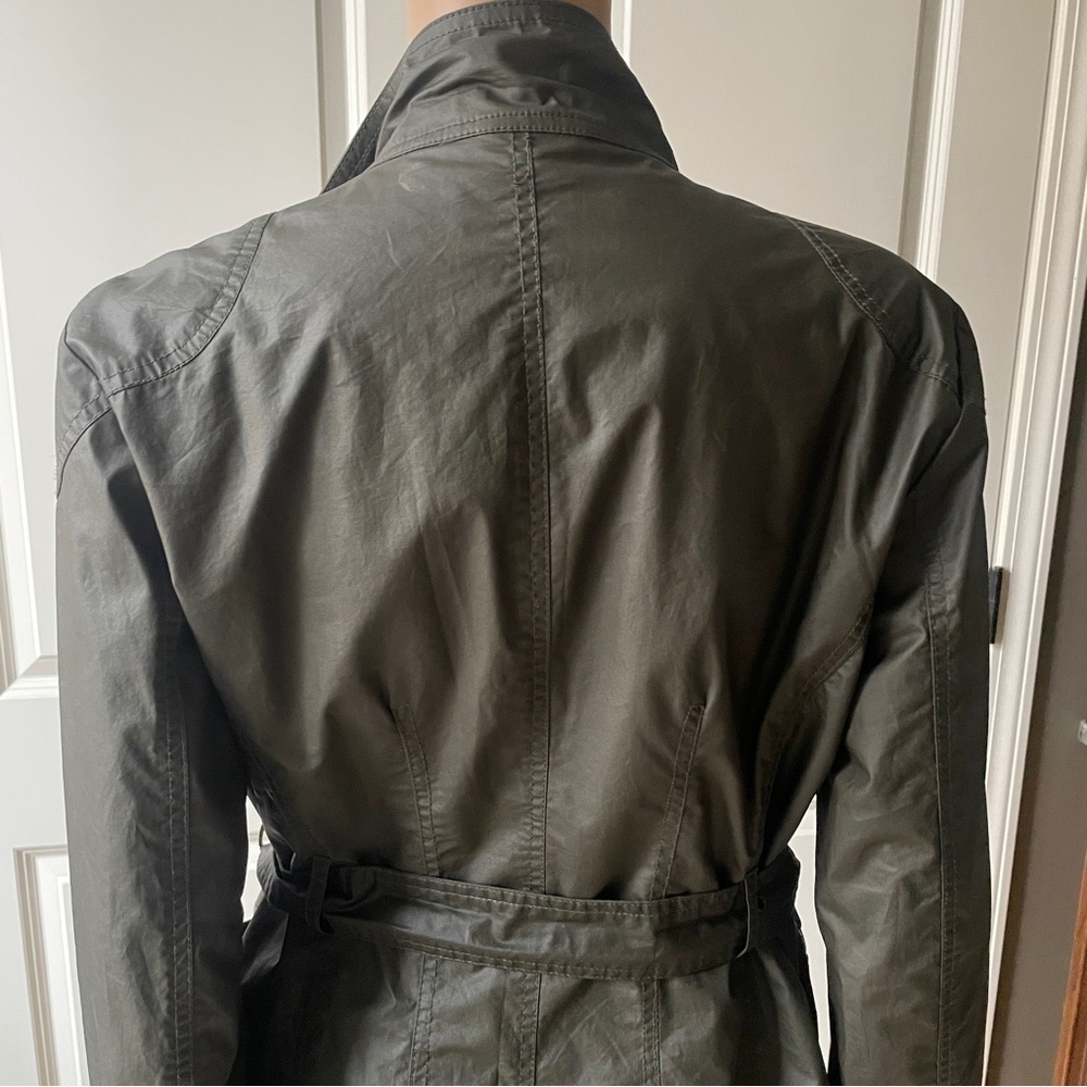 Michael Kors Olive Green Military Belstaff Style Jacket - size M - Picture 3 of 16
